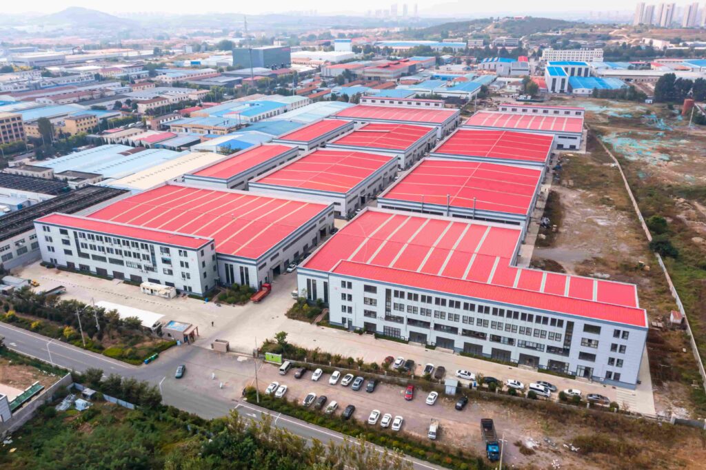 Aerial view of Bunty LLC factory