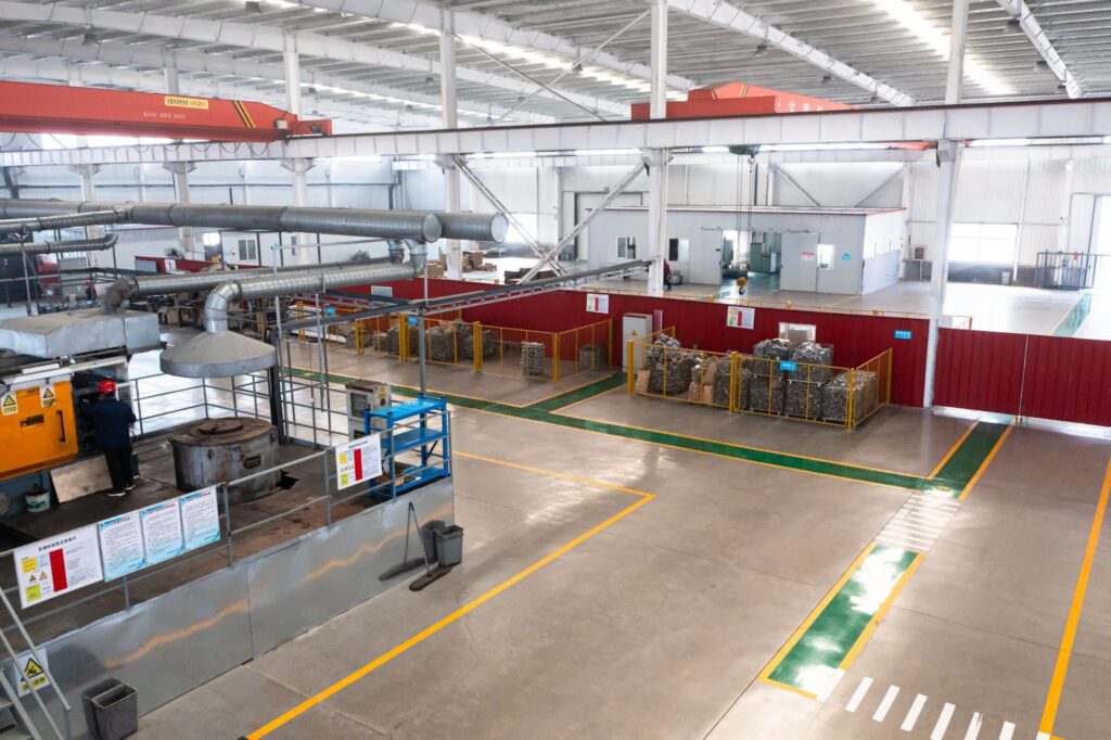 Wide view of inside Bunty LLC facility 